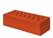 кирпич облицовочный евро, м-150,85x250x65, красный рустик